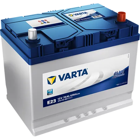 Varta E23 Blue Dynamic 5704120633132 Autobatterie 12V 70Ah 630A :  : Auto & Motorrad