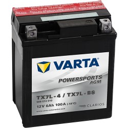 VARTA 506014005 YTX7L-4 YTX7L-BS - 1