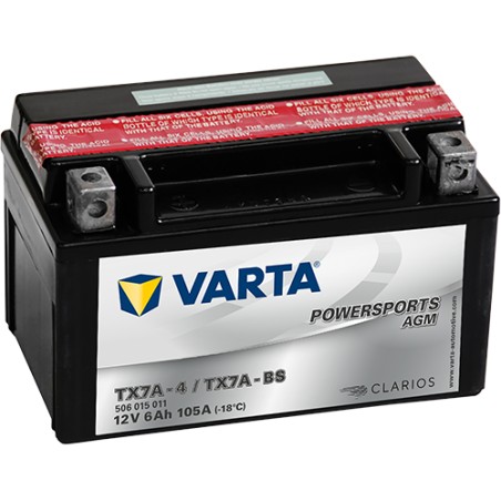 VARTA 506015005 YTX7A-4 YTX7A-BS - 1