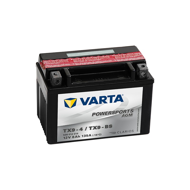 VARTA 508012008 YTX9-4 YTX9-BS - 1