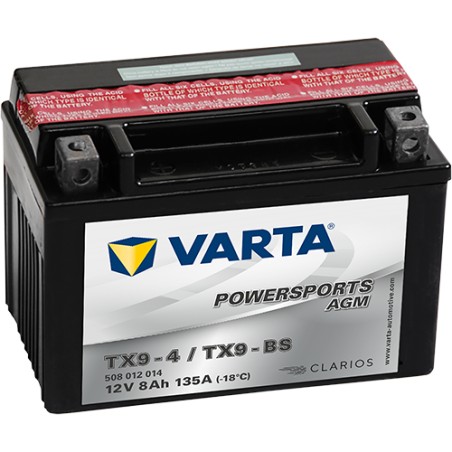 VARTA 508012008 YTX9-4 YTX9-BS - 1