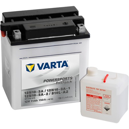 VARTA 511012009 12N10-3A 12N10-3A-1 12N10-3A-2 YB10L-A2 - 1