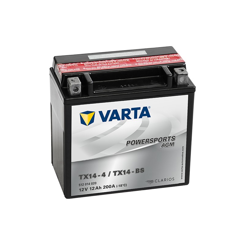 VARTA 512014010 YTX14-4 YTX14-BS - 1