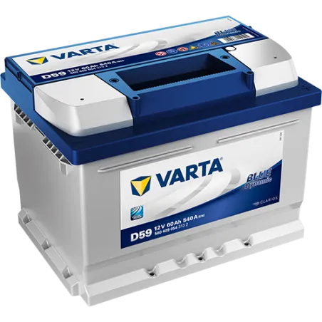 Varta D59. Batterie de voiture Varta 60Ah 12V