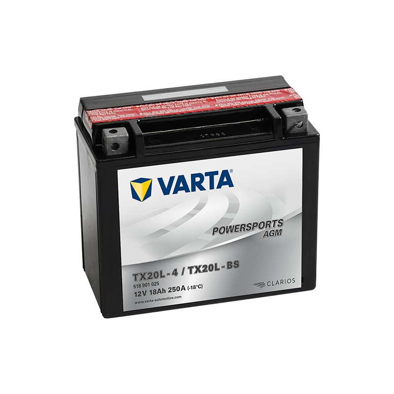 VARTA 518901026 YTX20L-4 YTX20L-BS - 1