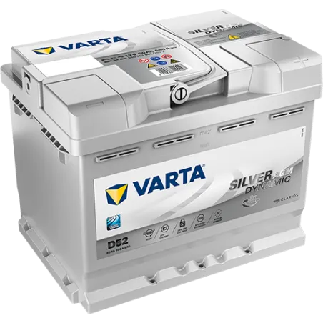 Varta D52. Batteria auto start-stop Varta 60Ah 12V