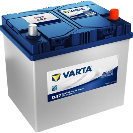 Varta D47. Batterie de voiture Varta 60Ah 12V