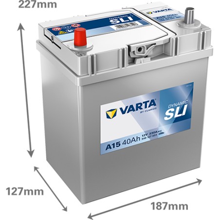 Bateria VARTA A15 12V 40Ah 330A