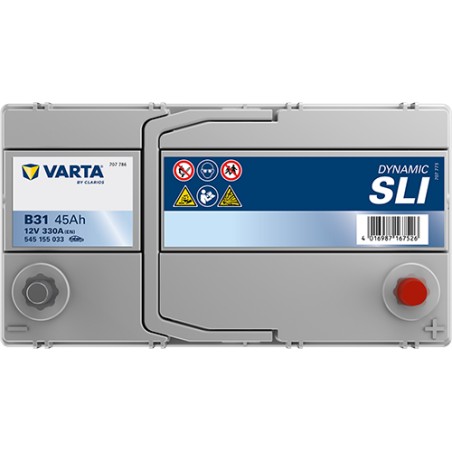 Battery VARTA B31 12V 45Ah 330A