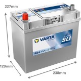 Car battery Varta B34 12V 45Ah 330A – image 2