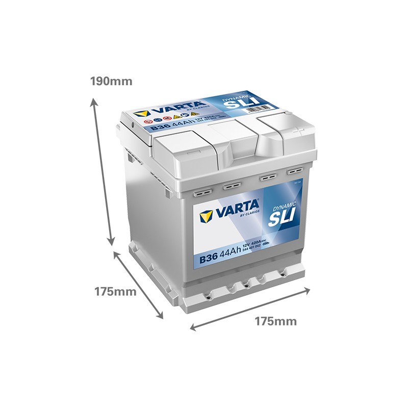 Batteria VARTA B36 12V 44Ah 420A