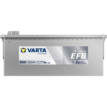 Bateria VARTA B90 12V 190Ah 1050A EFB