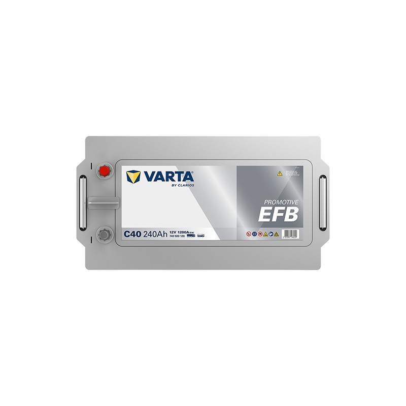 Truck battery Varta C40 12V 240Ah 1200A EFB – image 4