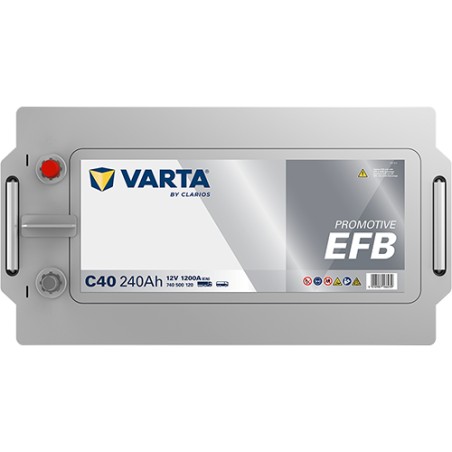 Batteria VARTA C40 12V 240Ah 1200A EFB