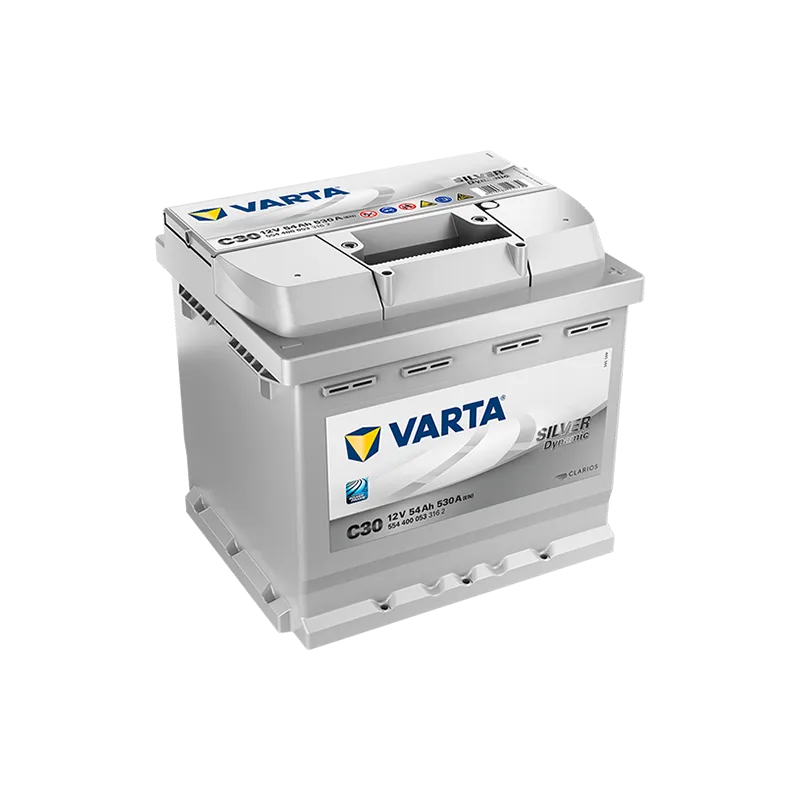BATTERIA VARTA 12V 54AH 530A(EN) C30  Sos Battery vendita batterie online  a prezzi scontati.