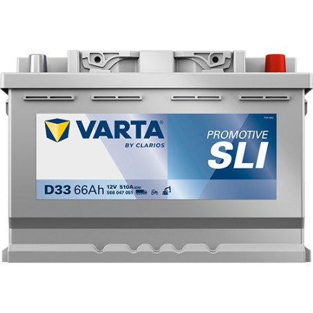 Batterie VARTA D33 12V 66Ah 510A