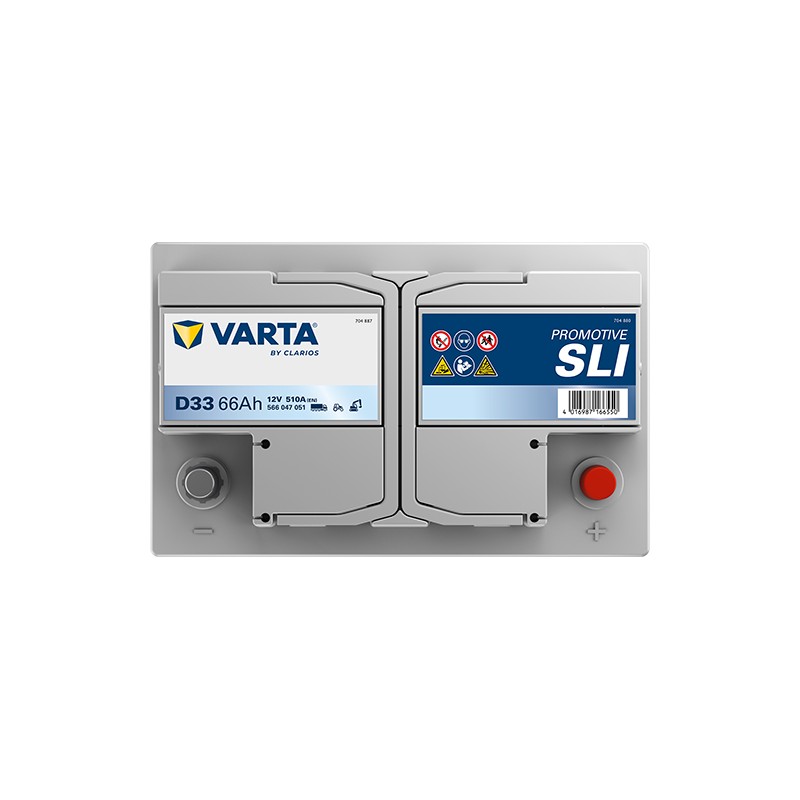Batterie VARTA D33 12V 66Ah 510A