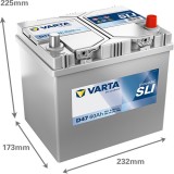 Autobatterie Varta D47 12V 60Ah 540A – Bild 2