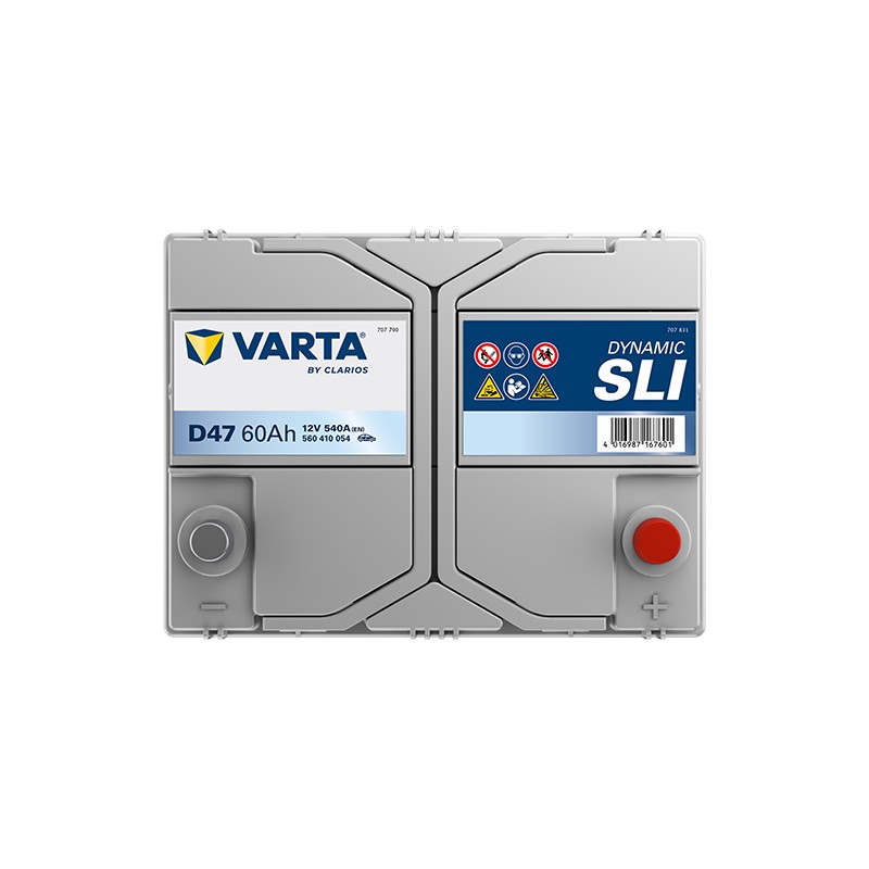 Batería VARTA D47 12V 60Ah 540A
