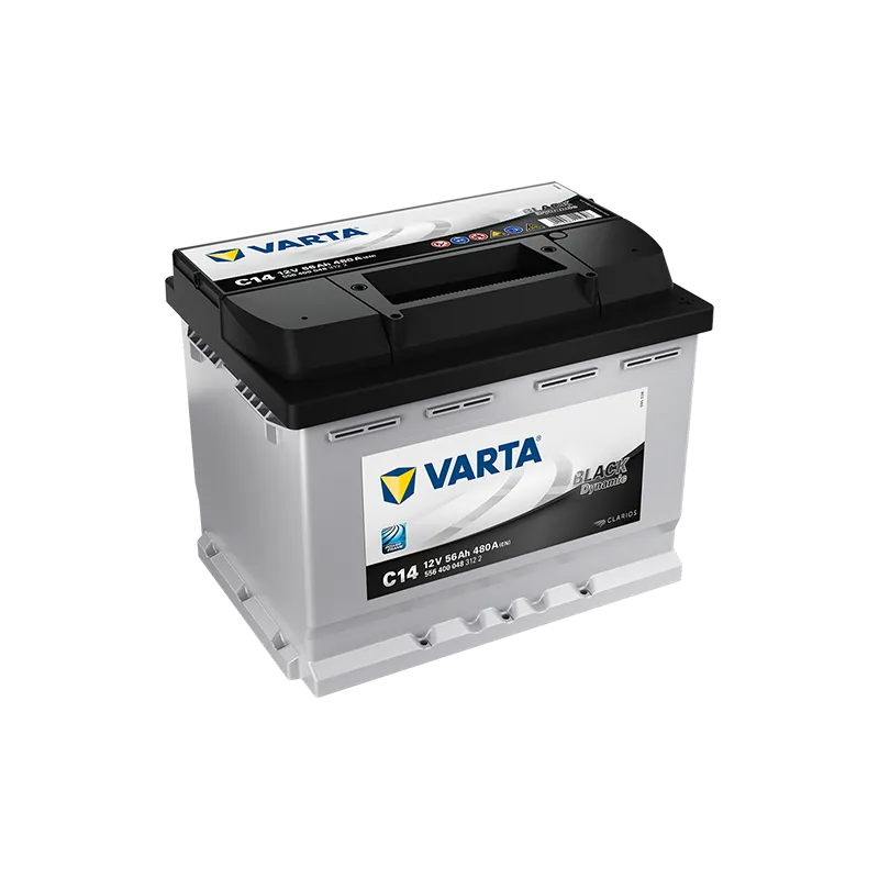 Varta C14. Car battery Varta 56Ah 12V