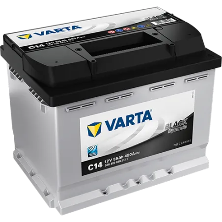 Batería Varta C14 56Ah 480A 12V Black Dynamic VARTA - 1