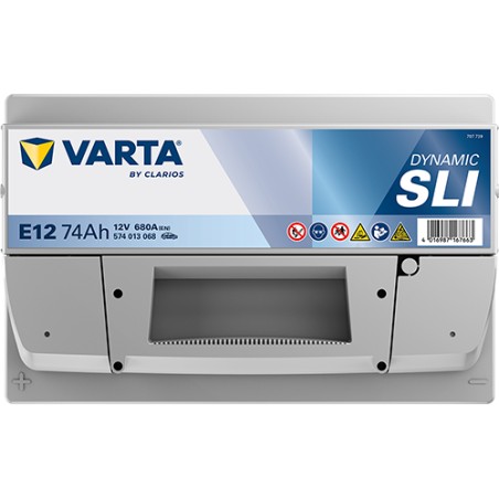 Batería VARTA E12 12V 74Ah 680A