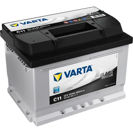 Varta C11. Batterie de voiture Varta 53Ah 12V
