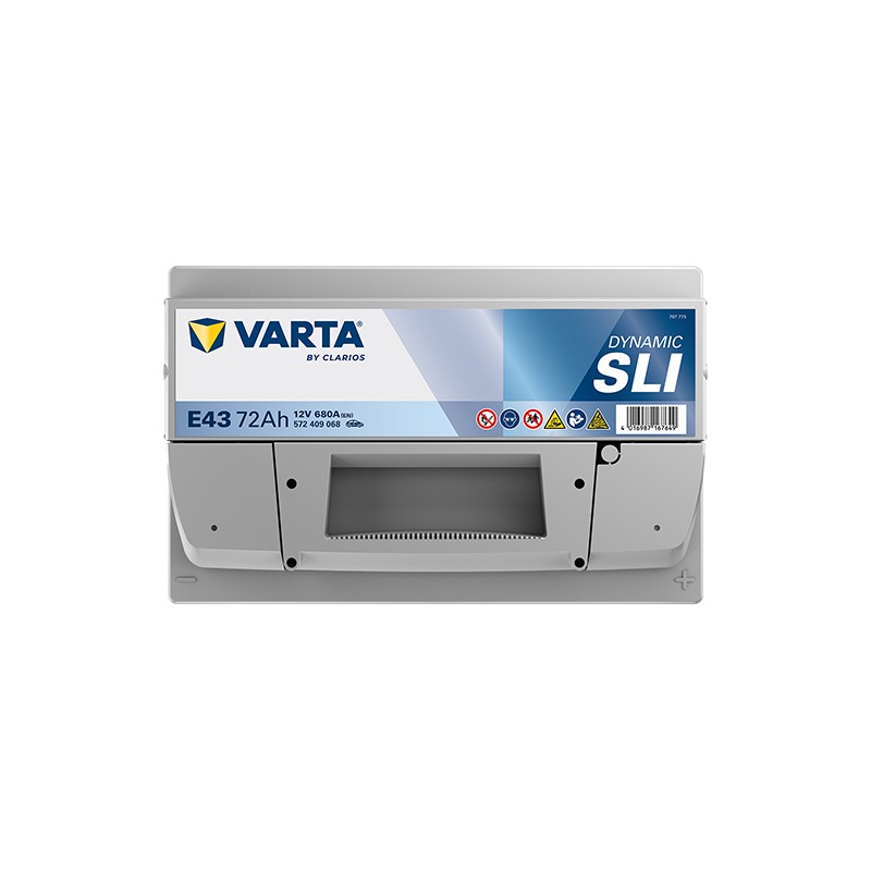 Batterie VARTA E43 12V 72Ah 680A