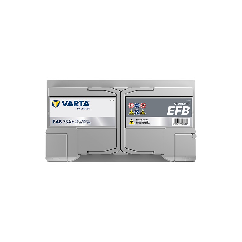 Batería VARTA E46 12V 75Ah 730A EFB