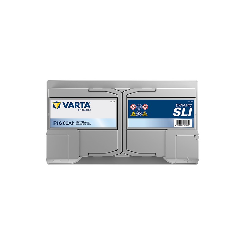 Car battery Varta F16 12V 80Ah 740A | baterias.com