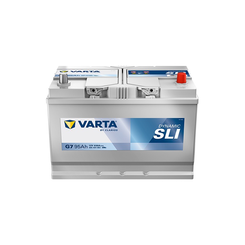 Car battery Varta G7 12V 95Ah 830A | baterias.com