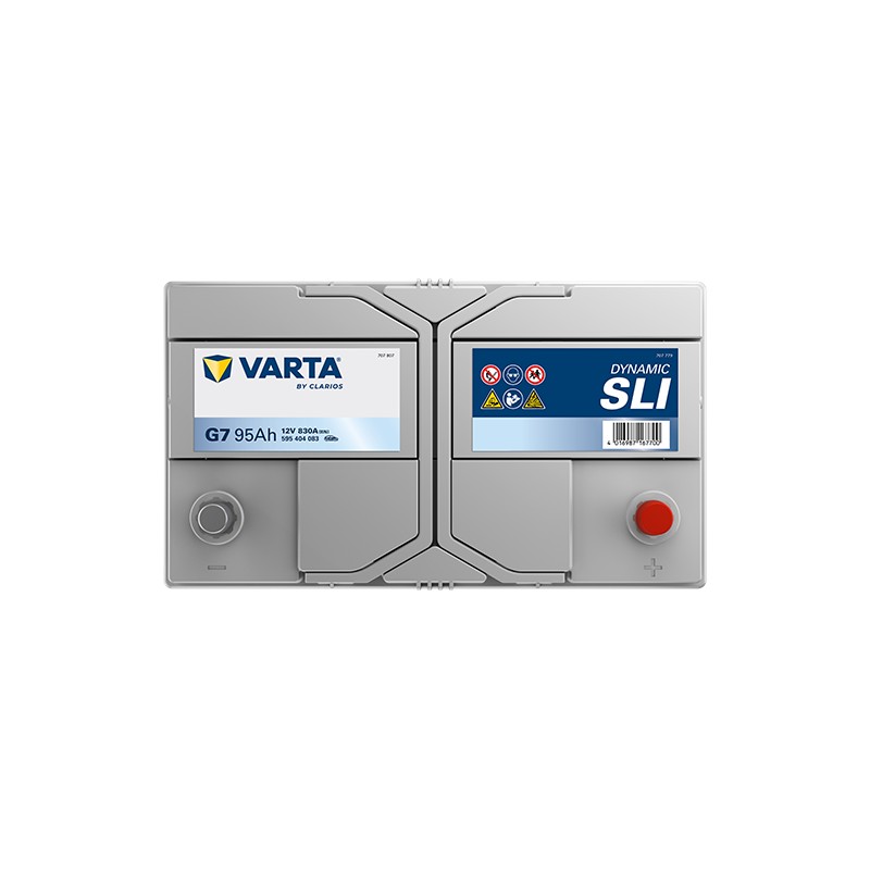 Batería VARTA G7 12V 95Ah 830A