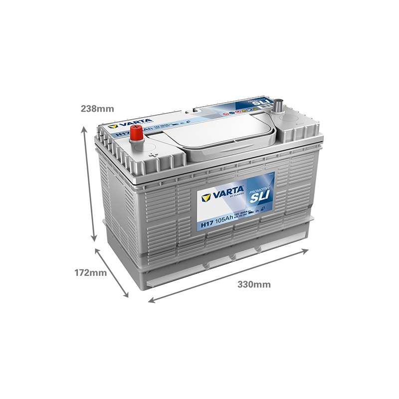Battery VARTA H17 12V 105Ah 800A