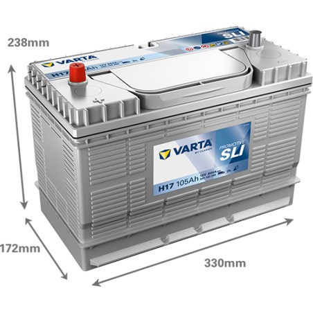 Battery VARTA H17 12V 105Ah 800A