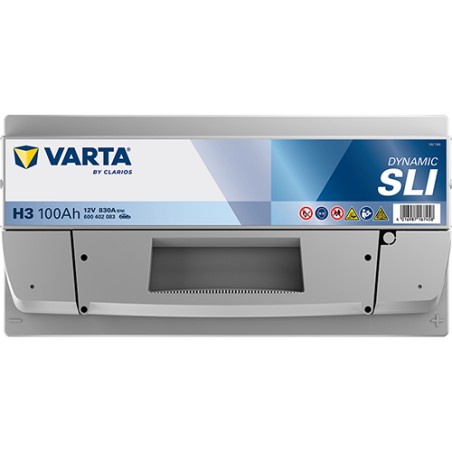 Battery VARTA H3 12V 100Ah 830A