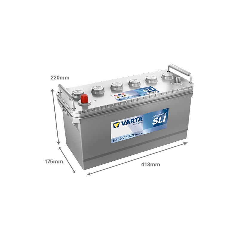Batterie VARTA H4 12V 100Ah 600A