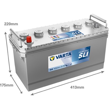 Batería VARTA H4 12V 100Ah 600A