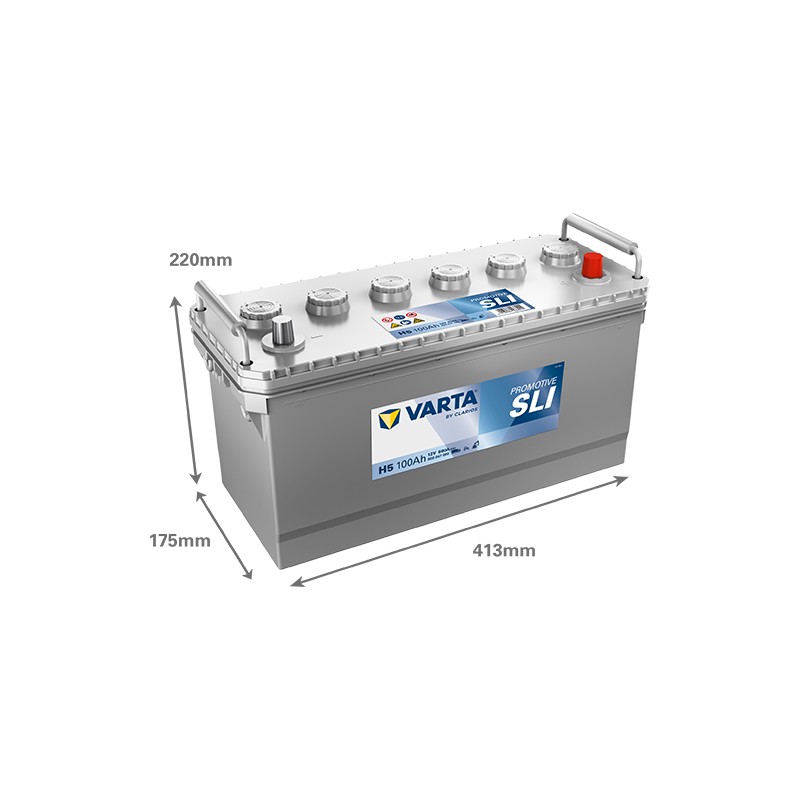 Batteria VARTA H5 12V 100Ah 600A