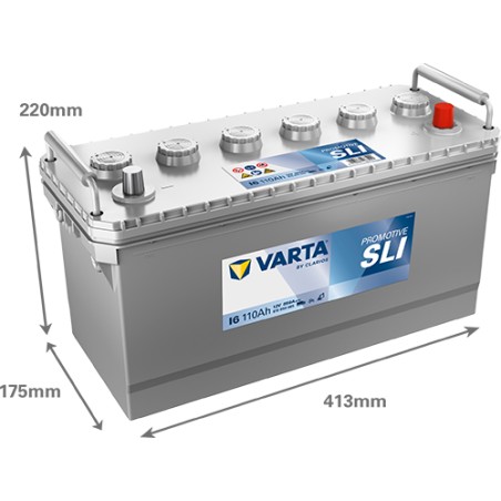 Truck battery Varta I6 12V 110Ah 850A – image 2