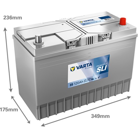 Batería VARTA I9 12V 120Ah 780A