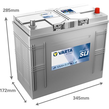 Batteria VARTA J1 12V 125Ah 720A