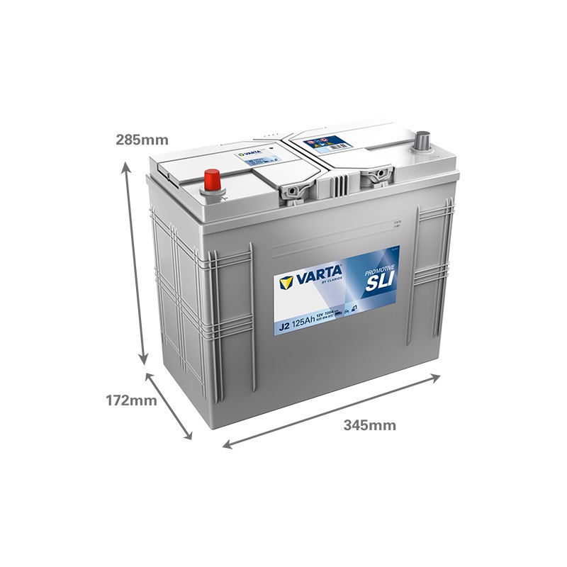 Bateria de camião Varta J2 12V 125Ah 720A – imagem 2