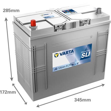 Batteria VARTA J2 12V 125Ah 720A