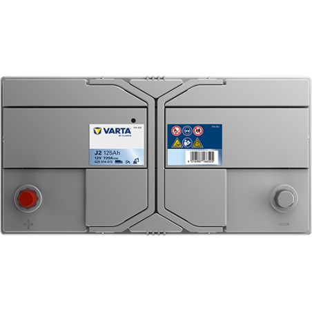 Truck battery Varta J2 12V 125Ah 720A – image 4