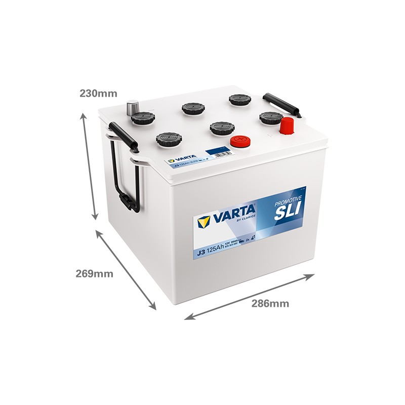 Bateria VARTA J3 12V 125Ah 950A