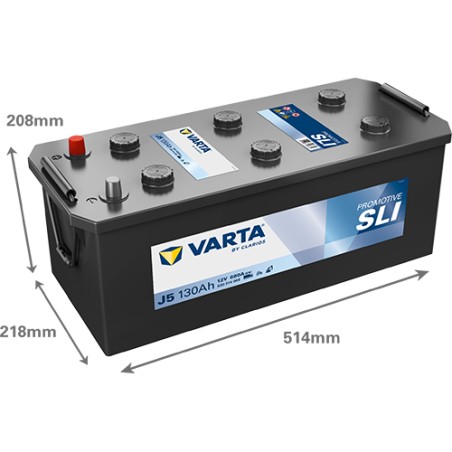 Batteria VARTA J5 12V 130Ah 680A