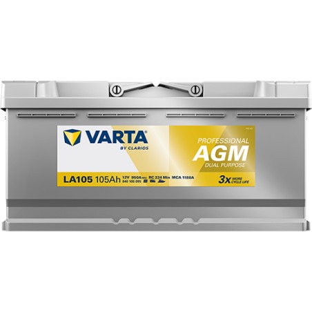 Batterie VARTA LA105 12V 95Ah 950A AGM