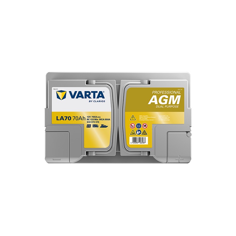 Batteria VARTA LA70 12V 60Ah 760A AGM