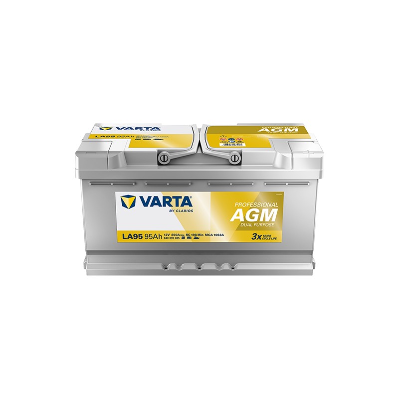 Batería náutica Varta LA95 12V 85Ah AGM | baterias.com