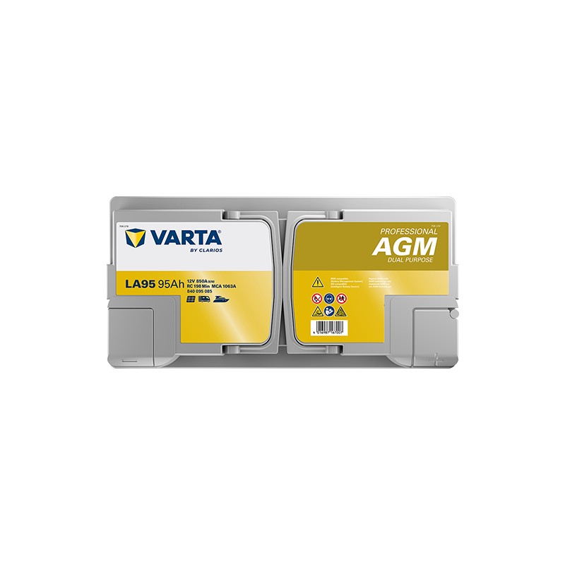 Marine battery Varta LA95 12V 85Ah AGM | baterias.com